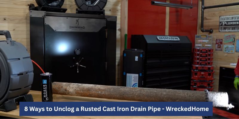 Cast Iron Drain Pipe Clogged? 8 Ways to Fix