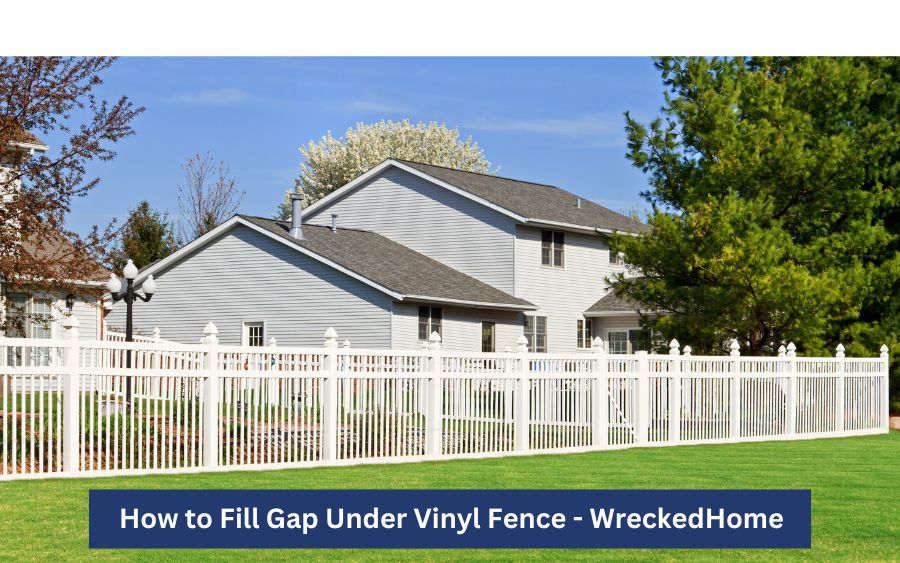 7 Effective Methods on How to Fill Gap Under Vinyl Fence