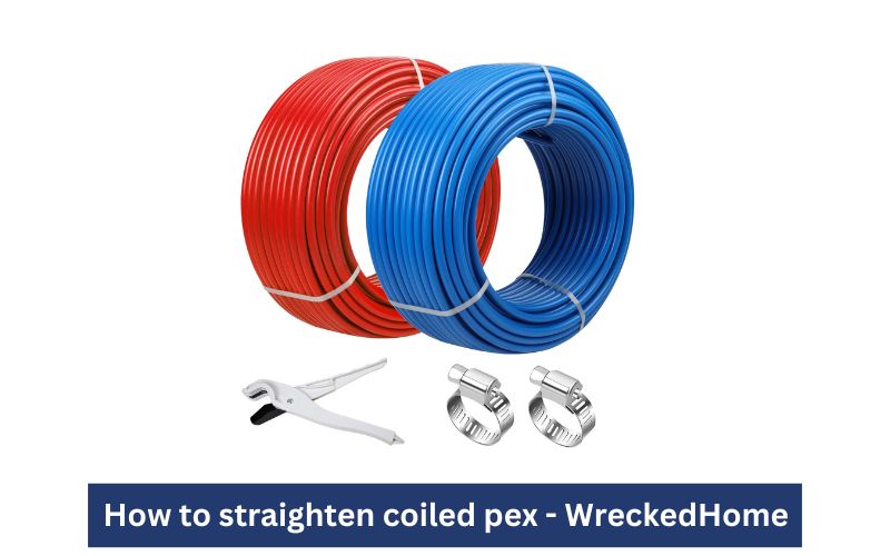 How to straighten coiled pex