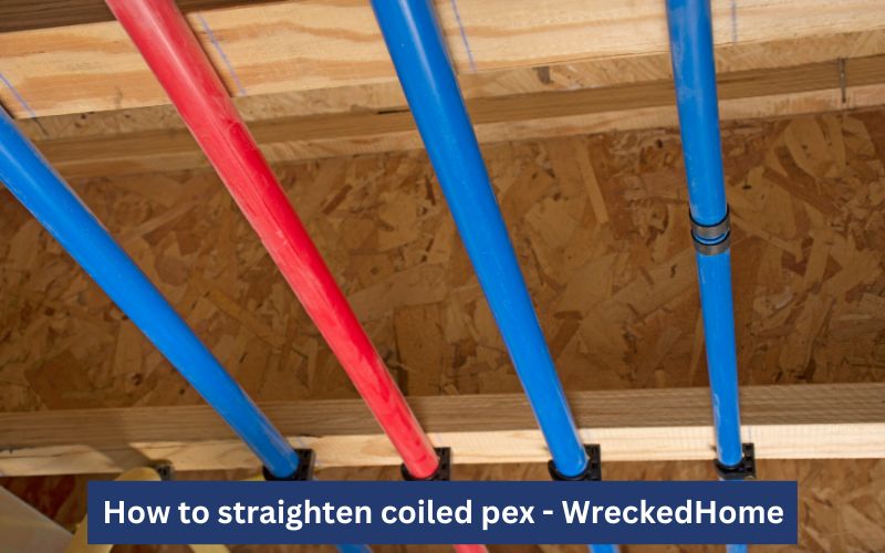 How to straighten coiled pex
