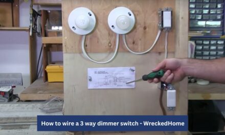 How to wire a 3 way dimmer switch