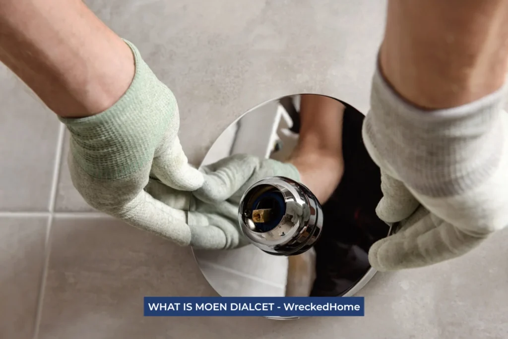 MAN INSTALLING MOEN DIALCET