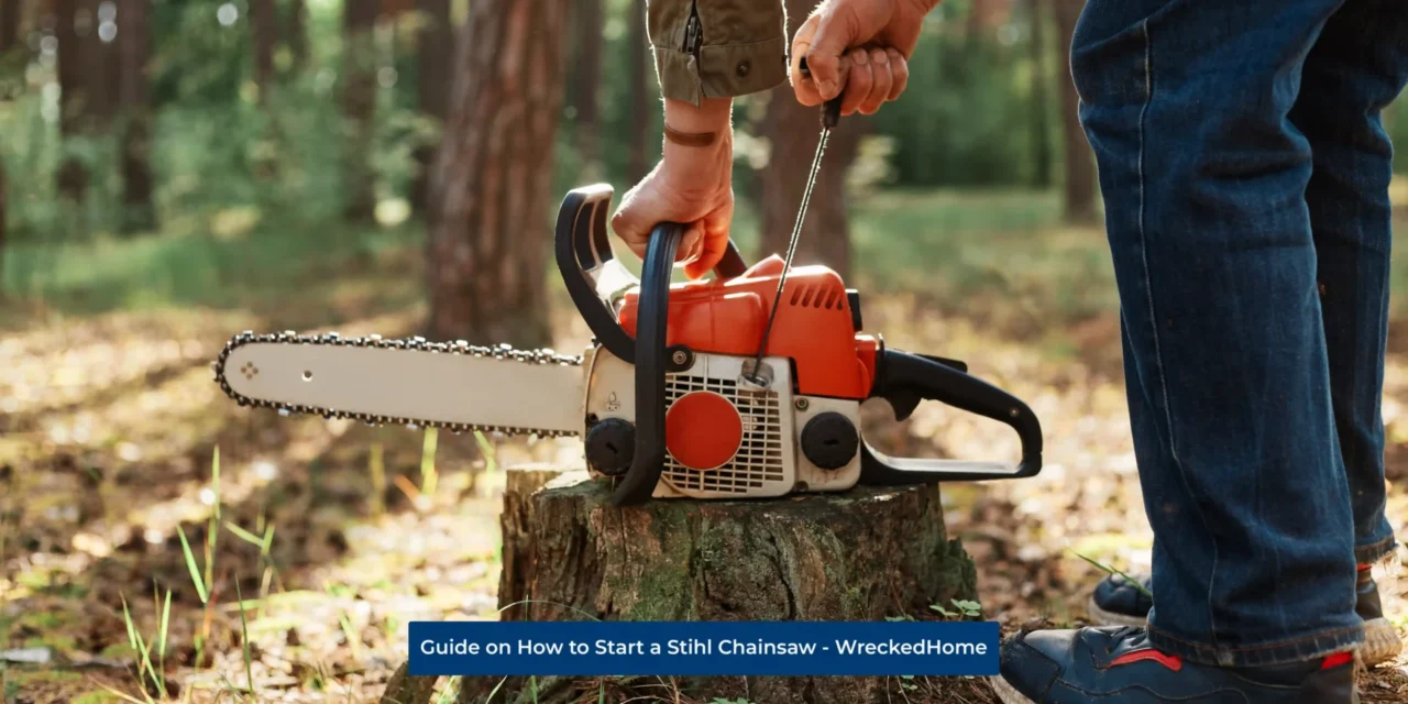 Guide on How to Start a Stihl Chainsaw