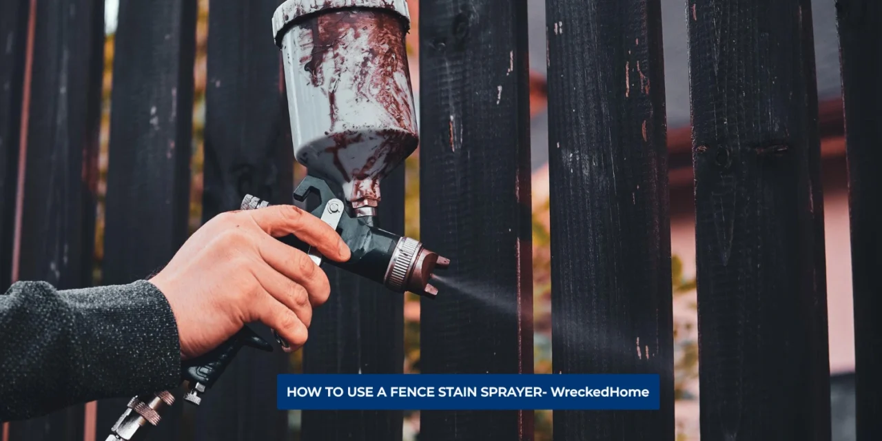 HOW TO USE A FENCE STAIN SPRAYER