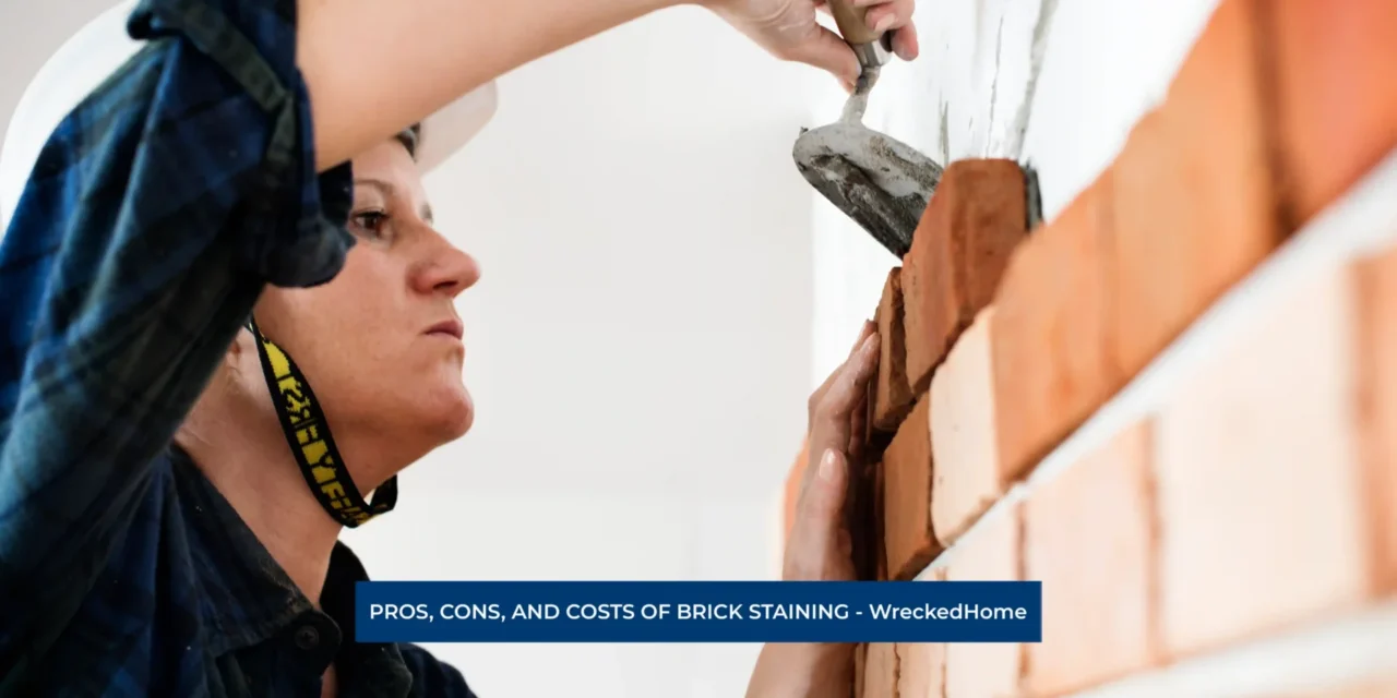 BRICK STAIN: PROS, CONS, AND COSTS OF BRICK STAINING