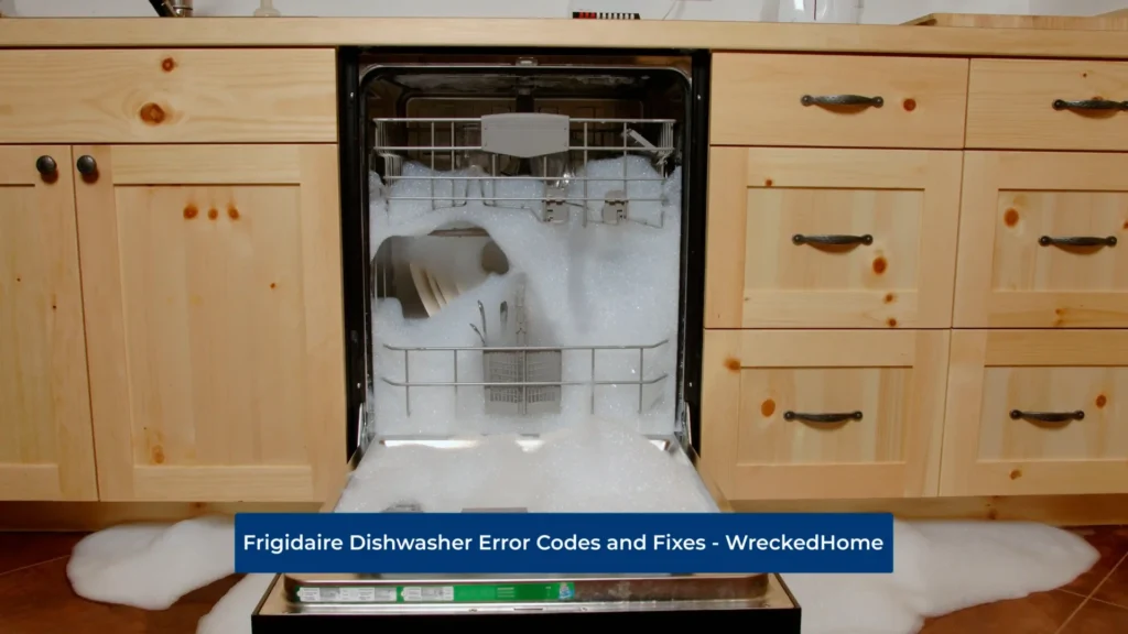 Overflowing Frigidaire Dishwasher with Soap