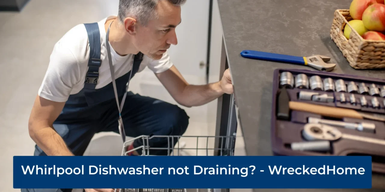 Why is my Whirlpool Dishwasher not Draining? – Easy Fixes