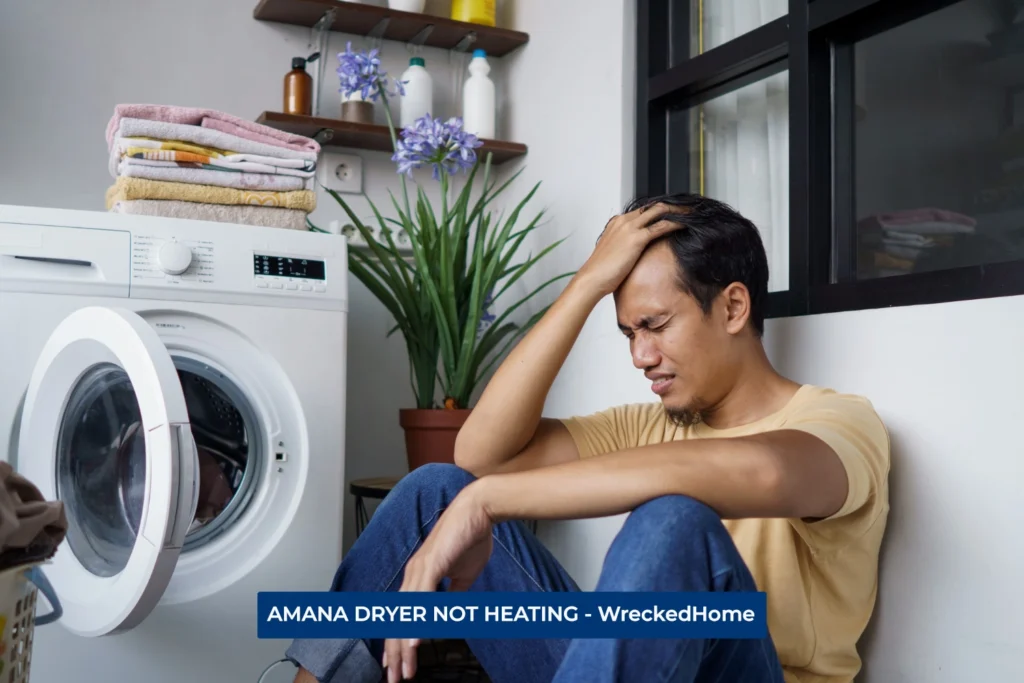 Man Frustrated with his Amana Dryer not heating
