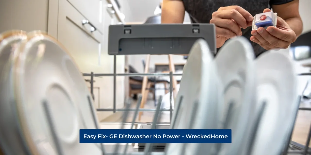 Easy Fix- GE Dishwasher No Power