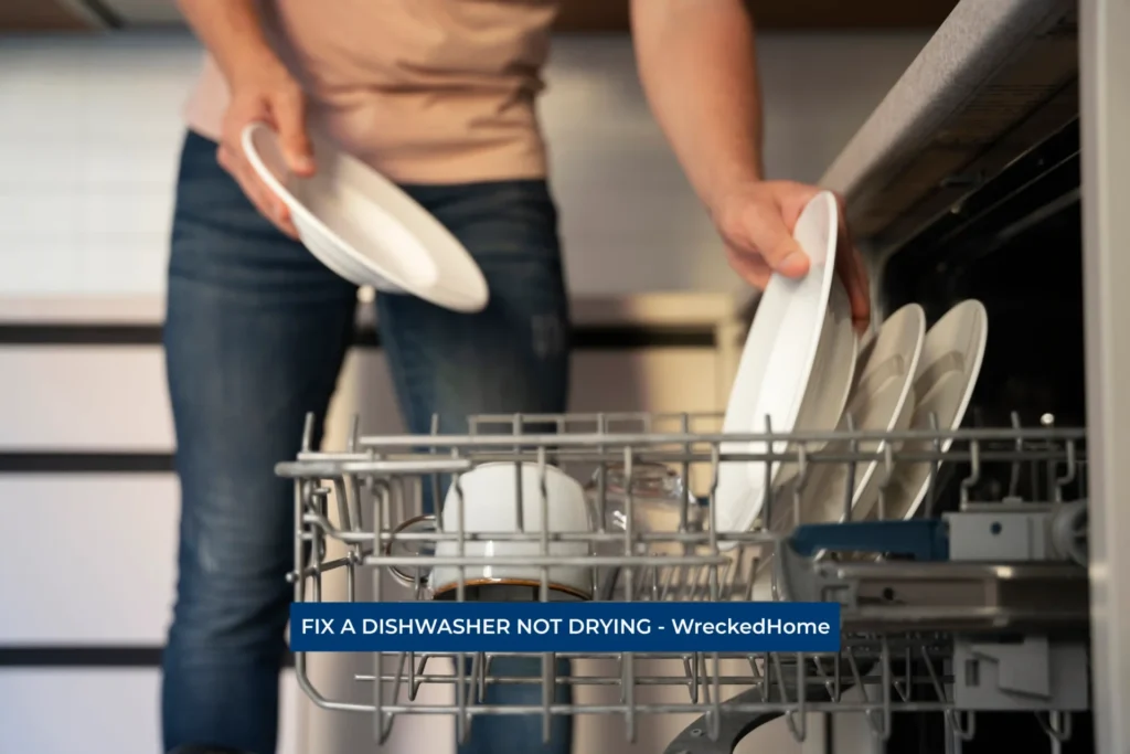 man putting dishes in a dishwasher