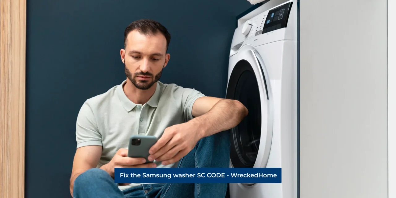 How do I fix the Samsung washer SC CODE?