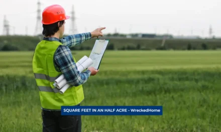 HOW MANY SQUARE FEET IN AN HALF ACRE?