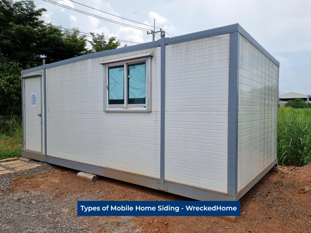 Single Container Mobile Home siding