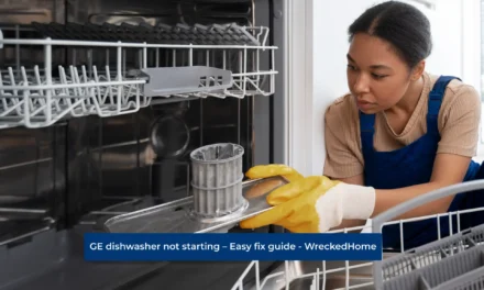GE dishwasher not starting – Easy fix guide