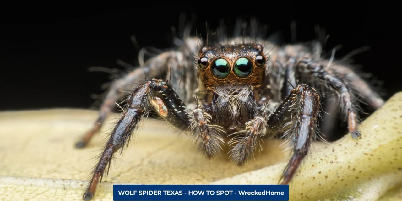 WOLF SPIDER TEXAS – HOW TO SPOT