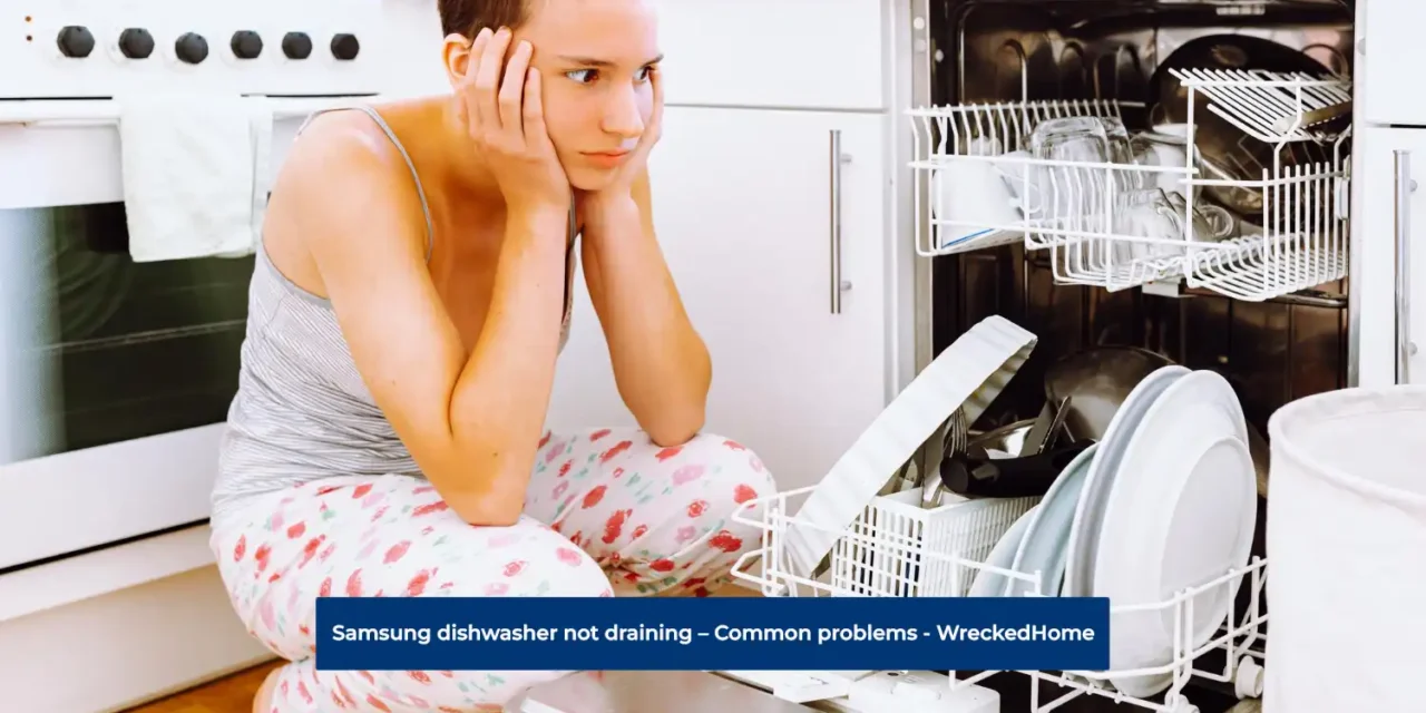 Samsung dishwasher not draining – Common problems and fix
