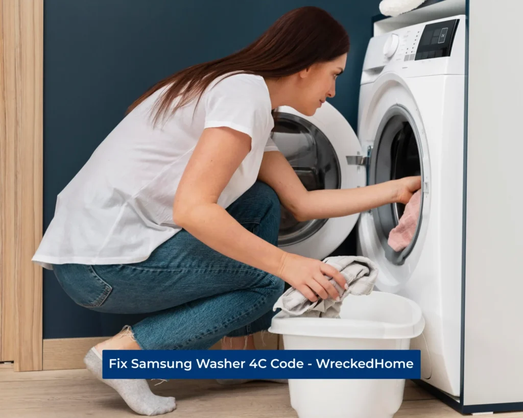 Women taking clothes out of Samsung Washer