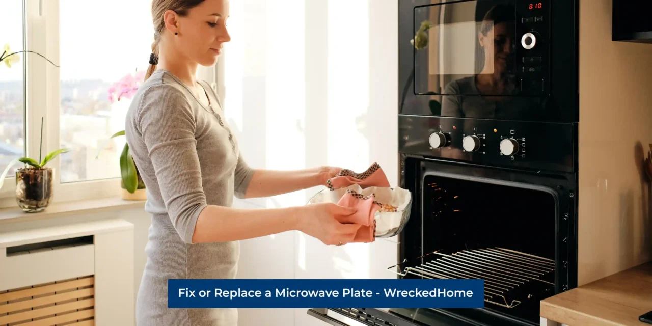 How to Fix or Replace a Microwave Plate?