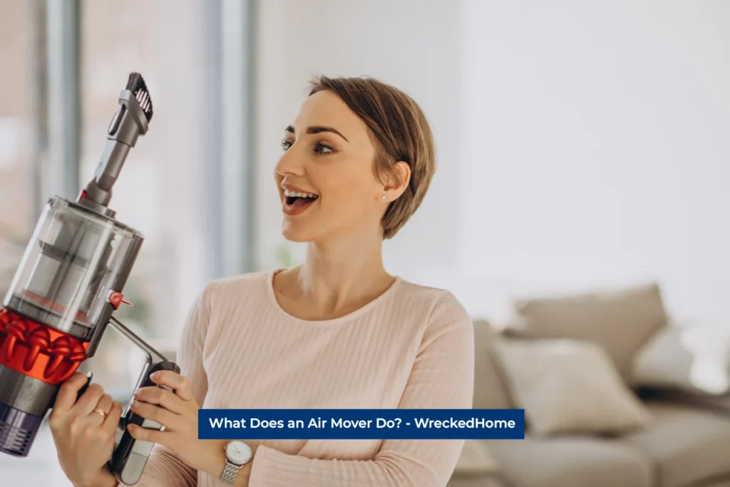 Women holding an Air Mover