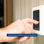 JOHNSON CONTROLS THERMOSTAT HOW TO USE