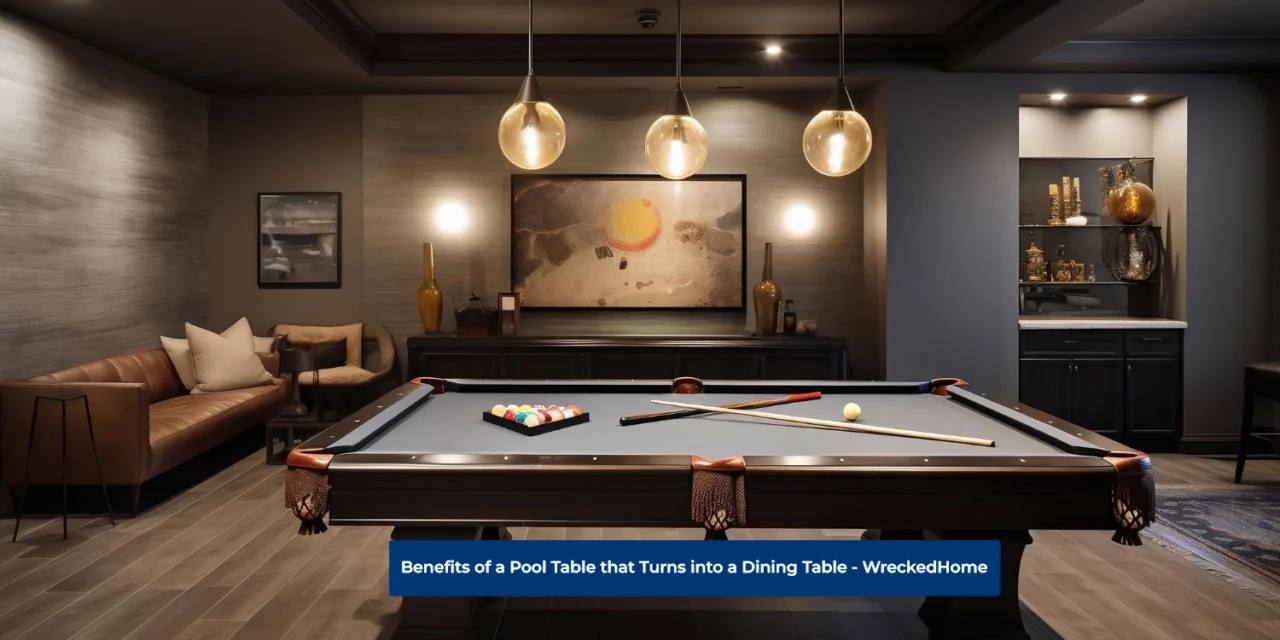 Benefits of a Pool Table that Turns into a Dining Table