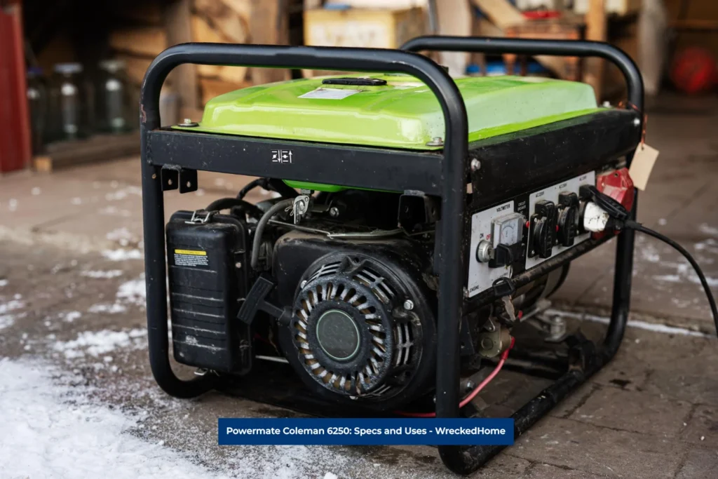 Powermate Coleman 6250 Portable Generator.