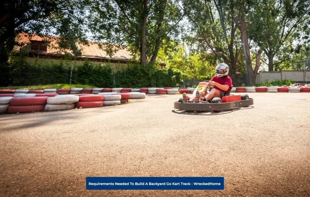 Backyard Go Kart Track.