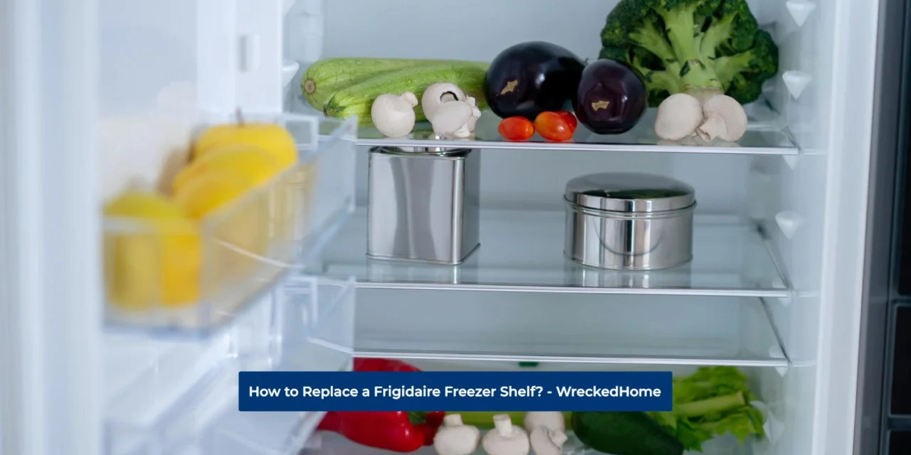 How to Replace a Frigidaire Freezer Shelf?