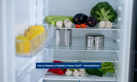 How to Replace a Frigidaire Freezer Shelf?