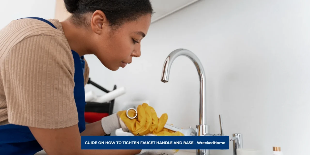 GUIDE ON HOW TO TIGHTEN FAUCET HANDLE AND BASE