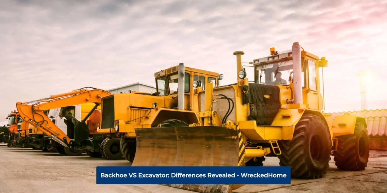 Backhoe VS Excavator: Differences Revealed