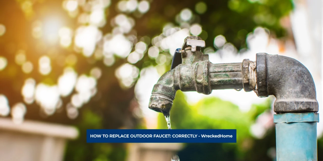 HOW TO REPLACE OUTDOOR FAUCET – CORRECTLY